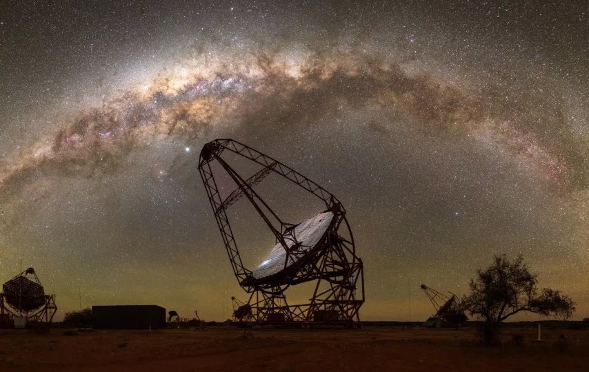 تلسکوپ‌های HESS درحال کاوش آسمان پرانرژی + ویدیو