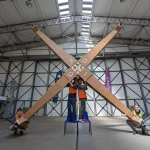 محققان بزرگ‌ترین پهپاد کوادکوپتر جهان را طراحی و آزمایش کردند + ویدیو