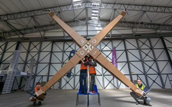 محققان بزرگ‌ترین پهپاد کوادکوپتر جهان را طراحی و آزمایش کردند + ویدیو