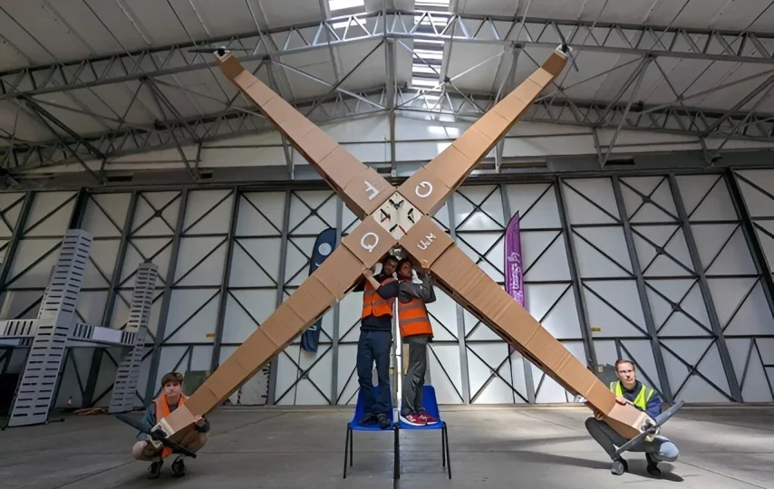 محققان بزرگ‌ترین پهپاد کوادکوپتر جهان را طراحی و آزمایش کردند + ویدیو