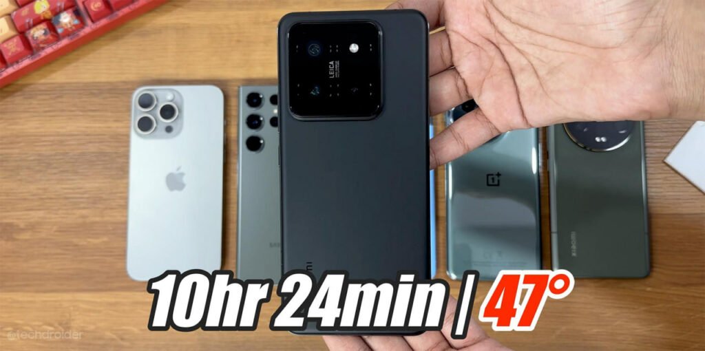 تست تلفنهای تجهیزبه اسنپدراگون 8 نسل 3 و A17 پرو از نظر دوام باتری 4 1699706932 773 تست تلفنهای تجهیزبه اسنپدراگون 8 نسل 3 و A17 پرو