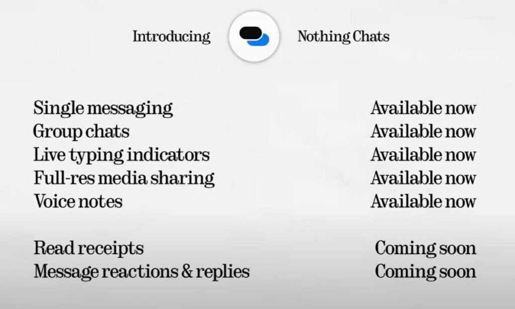 1700029983 186 اپ Nothing Chats برای ناتینگ فون 2 معارفه شد؛ حمایتاز