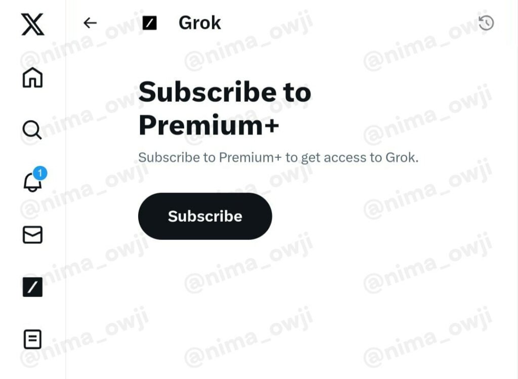 1700722179 985 چت‌بات Grok هفته آینده برای مشترکین پریمیوم ایکس اراعه می‌بشود