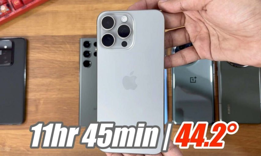 تست گوشی‌های مجهز به اسنپدراگون 8 نسل 3 و A17 پرو از نظر دوام باتری