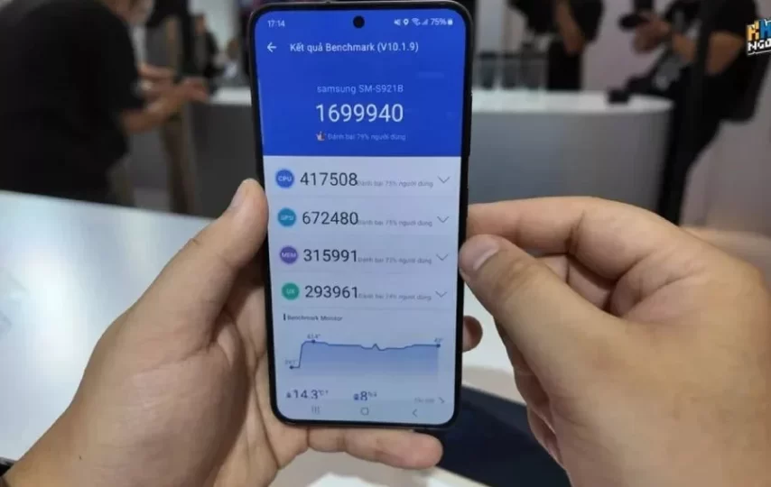 اولین بنچمارک گلکسی S24؛ برتری اسنپدراگون 8 نسل 3 نسبت به اگزینوس 2400