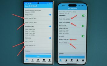 حافظه گلکسی S24 اولترا 75 درصد از آیفون 15 پرو مکس سریع‌تر است