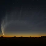 رصد دنباله‌دار مک‌نات از زمین