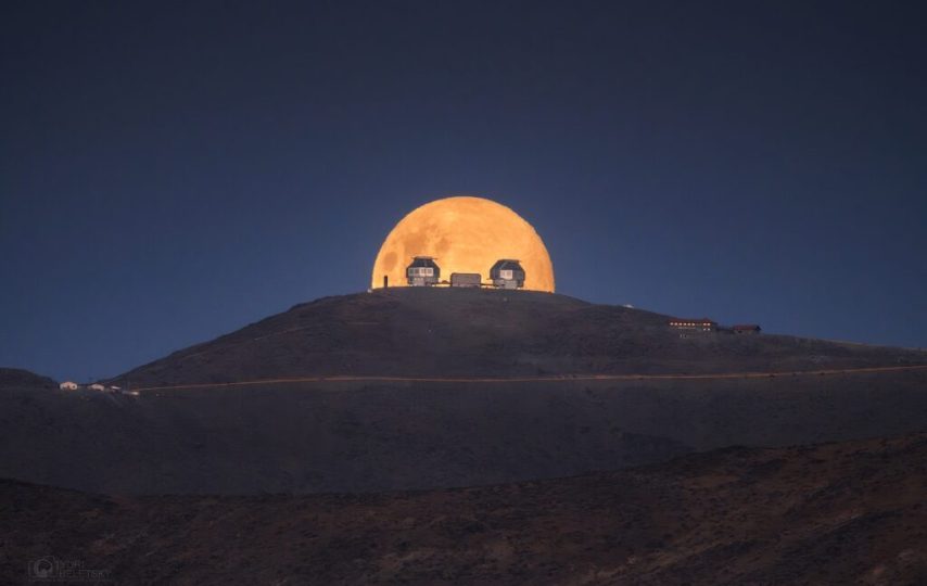 تصویر روز ناسا: ماه کامل از رصدخانه