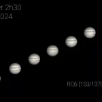 مشتری در 2 ساعت و 30 دقیقه