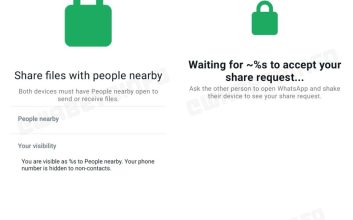 واتس‌اپ روی قابلیتی شبیه AirDrop اپل و QuickShare اندروید کار می‌کند
