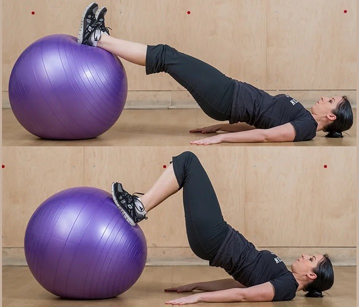 انجام حرکت پشت پا با توپ جیم بال