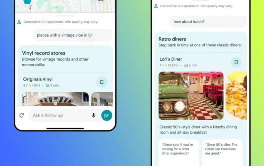 انقلاب در گوگل مپس؛ نقشه گوگل به هوش مصنوعی مجهز می‌شود!