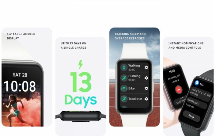 تصاویر و مشخصات کامل مچ‌بند هوشمند گلکسی فیت 3 فاش شد