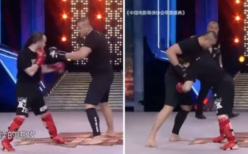 مسابقه کونگ فو کار ایتالیایی و مبارز سنگین وزن MMA را ببینید + ویدیو