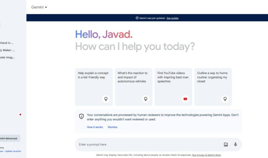 گوگل نام چت‌بات Bard را به Gemini تغییر داد