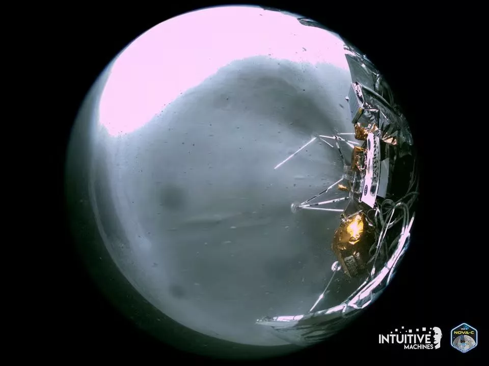 فرودگر ماه اودیسئوس یک هفته بعد از فرود نامتعادل خود به خواب زمستانی می رود 4 فرودگر ماه اودیسئوس