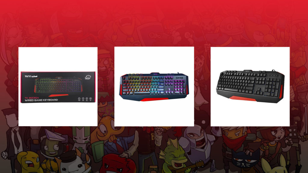 راهنمای خرید بهترین کیبورد گیمینگ تسکو 33 سه تصویر از کیبورد گیمینگ تسکو مدل TK 8123 GA