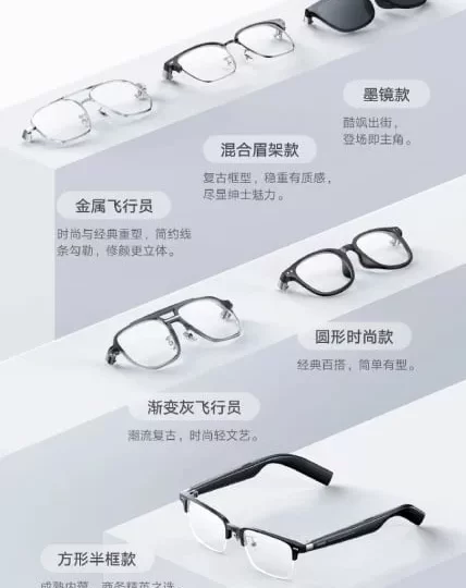 شیائومی عرضه عینک هوشمند Mijia Smart Audio Glasses را آغاز کرد