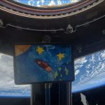 نقاشی کودکان ایرانی در ایستگاه فضایی + ویدیو 3 نقاشی کودکان ایرانی در ایستگاه فضایی + ویدیو