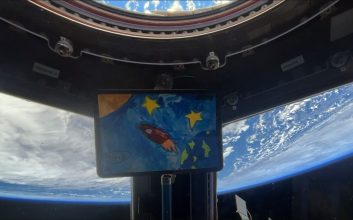 نقاشی کودکان ایرانی در ایستگاه فضایی + ویدیو