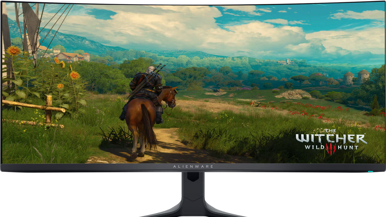 راهنمای خرید بهترین مانیتور گیمینگ_دنیای تکنولوژی 187 مانیتور گیمینگ الین ور مدل Alienware 34 QD-OLED