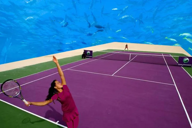 1714280238 400 مطرح اولین استادیوم زیر آب جهان با سقف شیشه ای