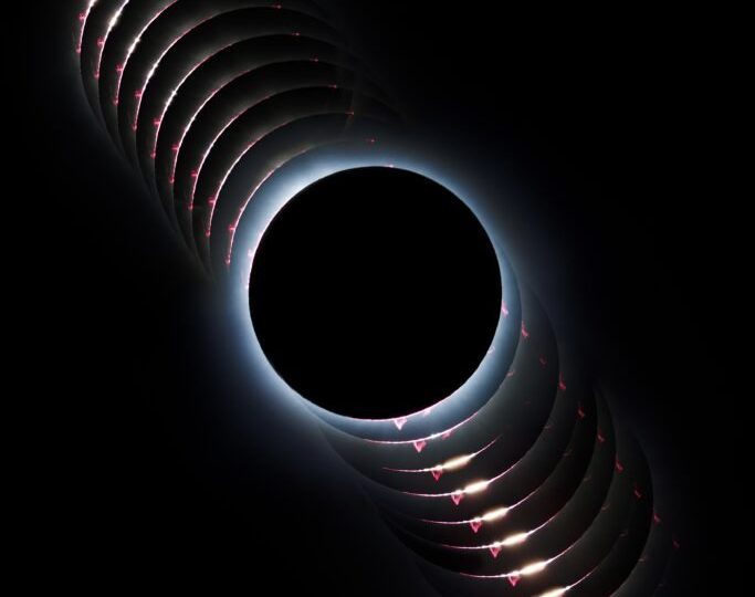 دانه‌های بیلی در خورشیدگرفتگی کامل