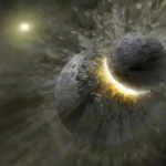 برخورد زمین و سیاره تیا