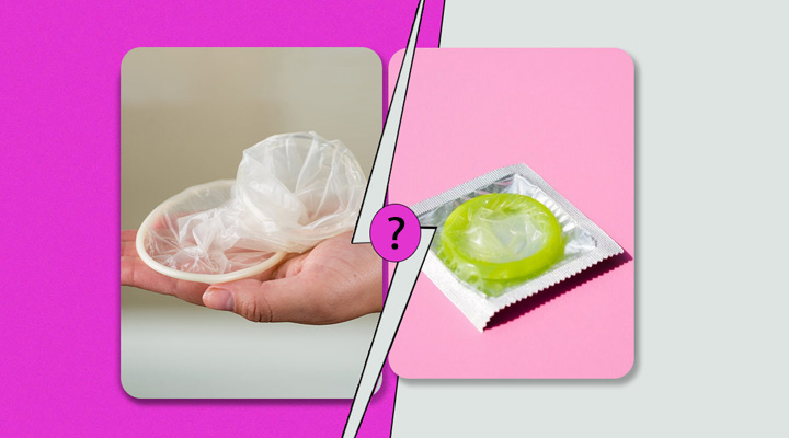 تفاوت کاندوم زنانه و مردانه