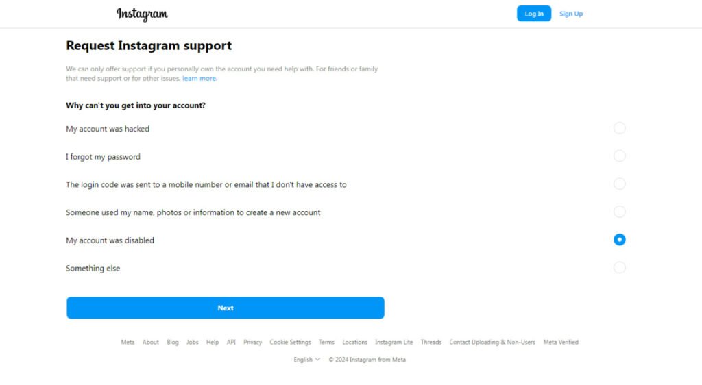 1716831468 865 علت دیسیبل شدن اکانت اینستا دنیای تکنولوژی