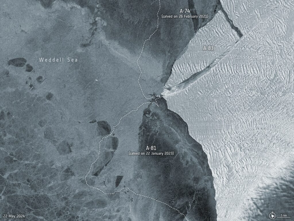 کوه یخ غولپیکر 380 کیلومترمربعی از جنوبگان جدا شد_دنیای تکنولوژی 2 1716857276 298 کوه یخ غولپیکر 380 کیلومترمربعی از جنوبگان جدا شد دنیای تکنولوژی