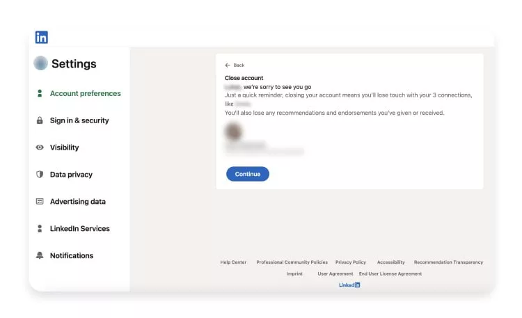 چطور اکانت لینکدین را حذف کنیم؟ دنیای تکنولوژی.webp