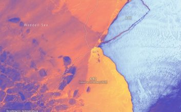 کوه یخ غول‌پیکر 380 کیلومترمربعی از جنوبگان جدا شد