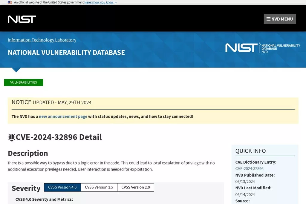 بیانیه دولت آمریکا