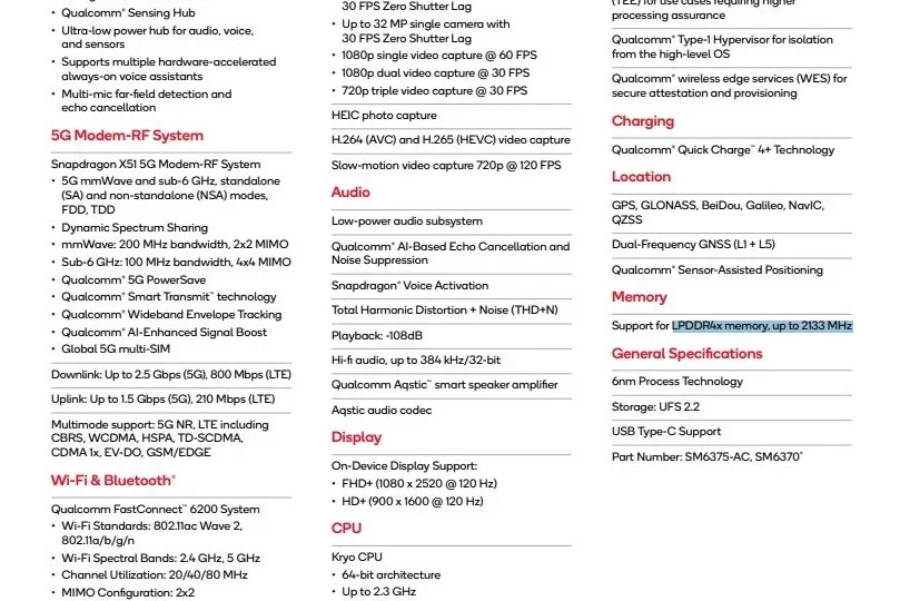 اسنپدراگون 6s نسل 3