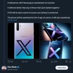 جواب ایلان ماسک به ایده تشکیل گوشی با سامسونگ: احتمالش را رد نمیکنم_دنیای تکنولوژی 8 پاسخ ایلان ماسک به ایده تولید گوشی با سامسونگ: احتمالش را رد نمیکنم