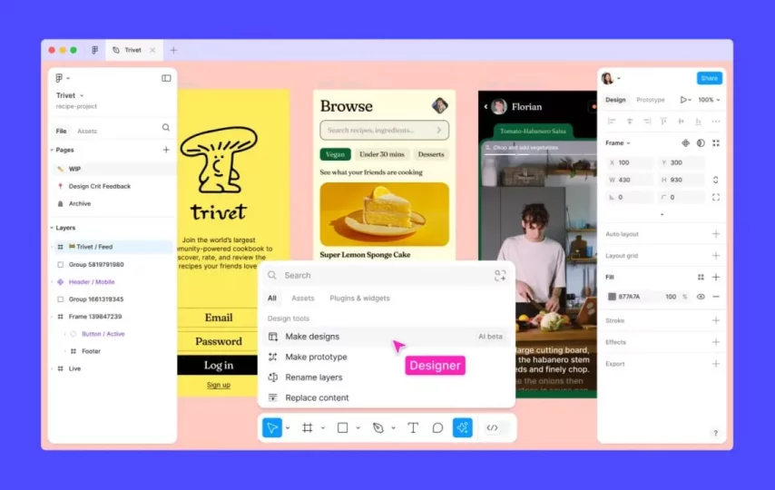 فیگما با طراحی مجدد به قابلیت‌های هوش مصنوعی مجهز شد + ویدیو