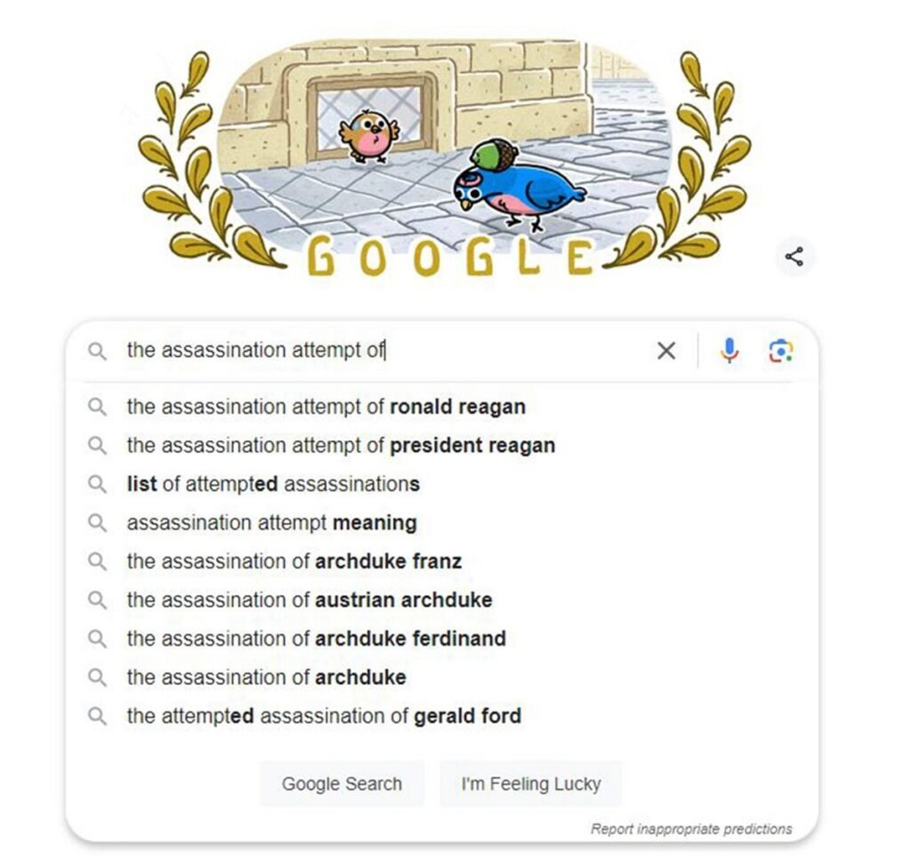 ایلان ماسک گوگل را به دخالت در انتخابات آمریکا علیه ترامپ متهم کرد_دنیای تکنولوژی 4 تصویر جستجوی برای اقدام به ترور در گوگل