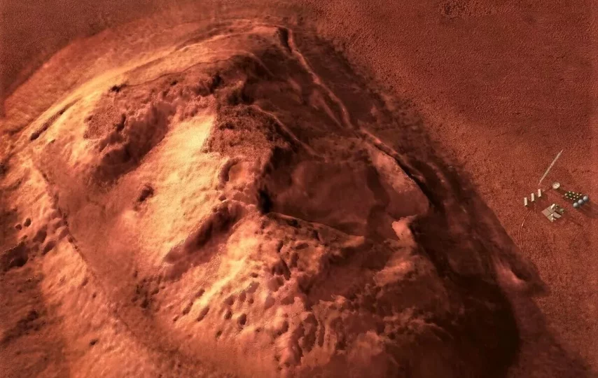 وایکینگ 1 چهره بهرام را ثبت می‌کند!