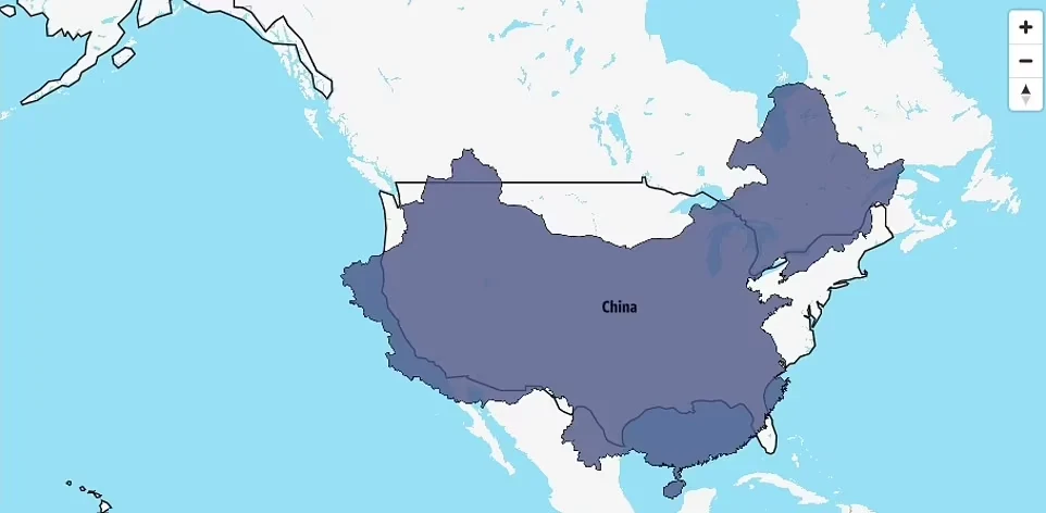 ابزار قیاس MyLifeElsewhere چیست؟_دنیای تکنولوژی 42 مقایسه ابعاد واقعی کشورها و قارهها با یکدیگر