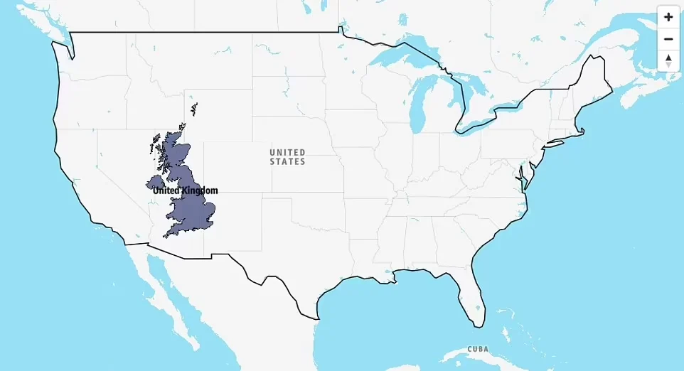 ابزار قیاس MyLifeElsewhere چیست؟_دنیای تکنولوژی 43 مقایسه ابعاد واقعی کشورها و قارهها با یکدیگر