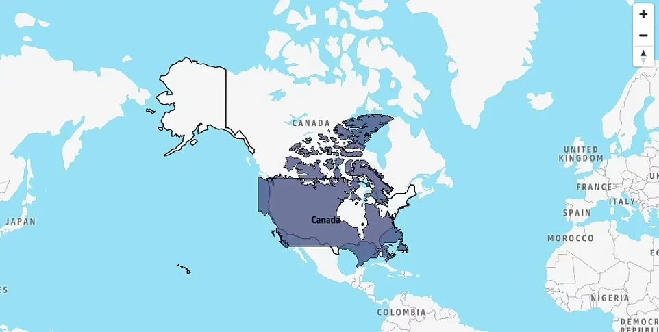 ابزار قیاس MyLifeElsewhere چیست؟_دنیای تکنولوژی 50 مقایسه ابعاد واقعی کشورها و قارهها با یکدیگر