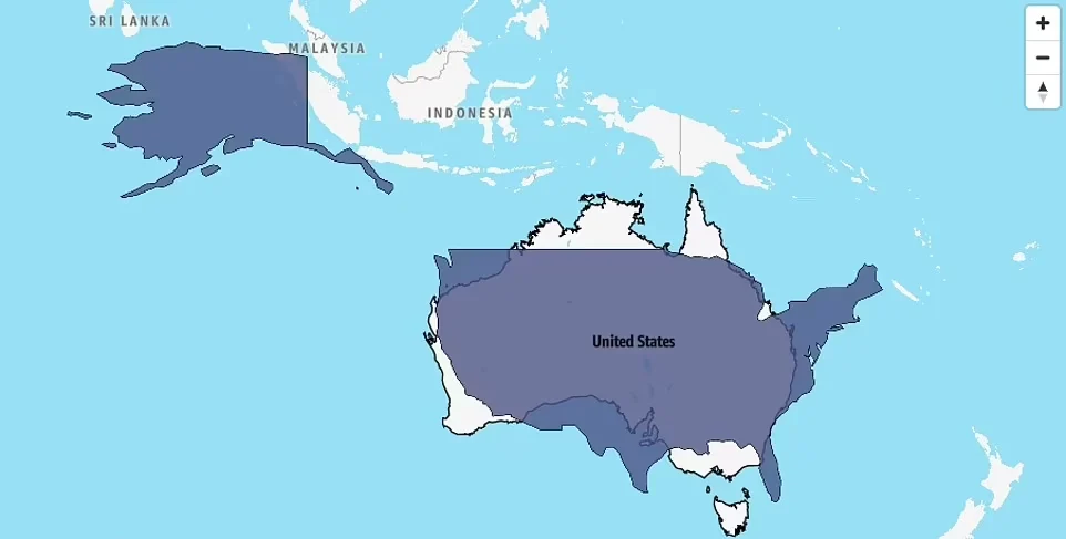 ابزار قیاس MyLifeElsewhere چیست؟_دنیای تکنولوژی 51 مقایسه ابعاد واقعی کشورها و قارهها با یکدیگر