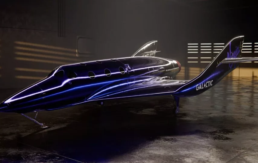  ویرجین گلکتیک از طراحی نسل جدید هواپیمای فضایی خود رونمایی کرد + ویدیو