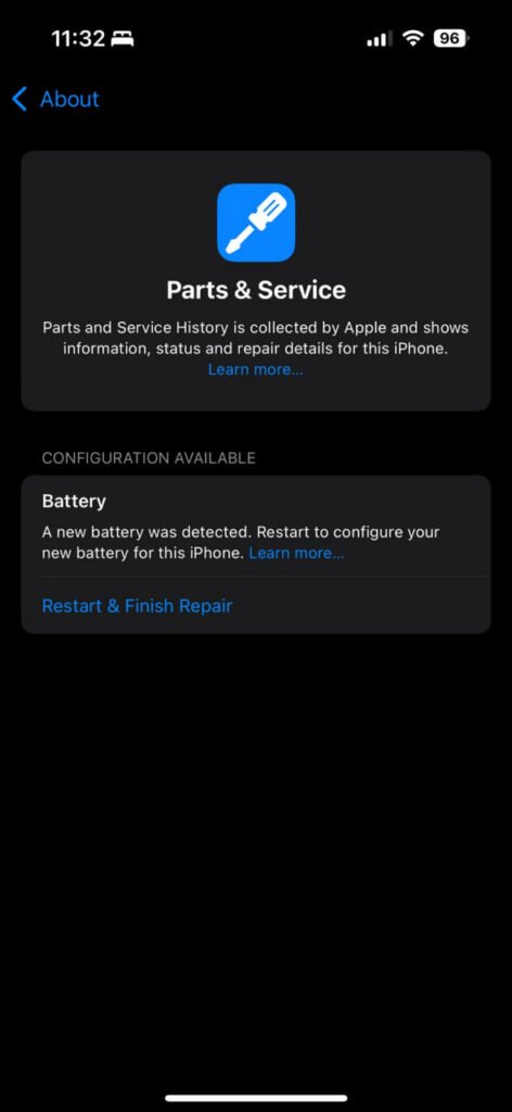 1726285855 102 پیکربندی قطعات جانشین‌شده آیفون‌های تعمیری دنیای تکنولوژی