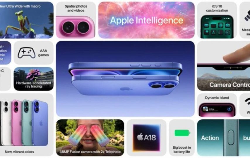 مشخصات آیفون 16 و آیفون 16 پلاس