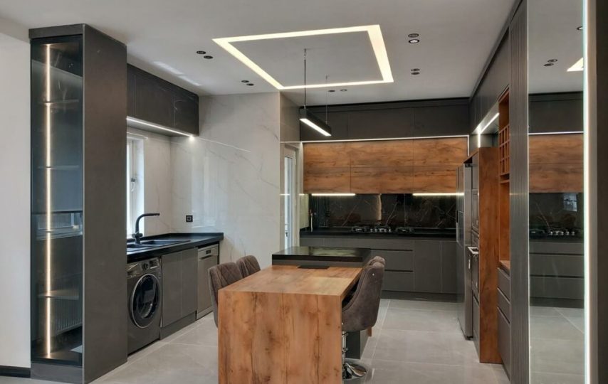 نورپردازی فضاهای مختلف واحد مسکونی با چراغ خطی