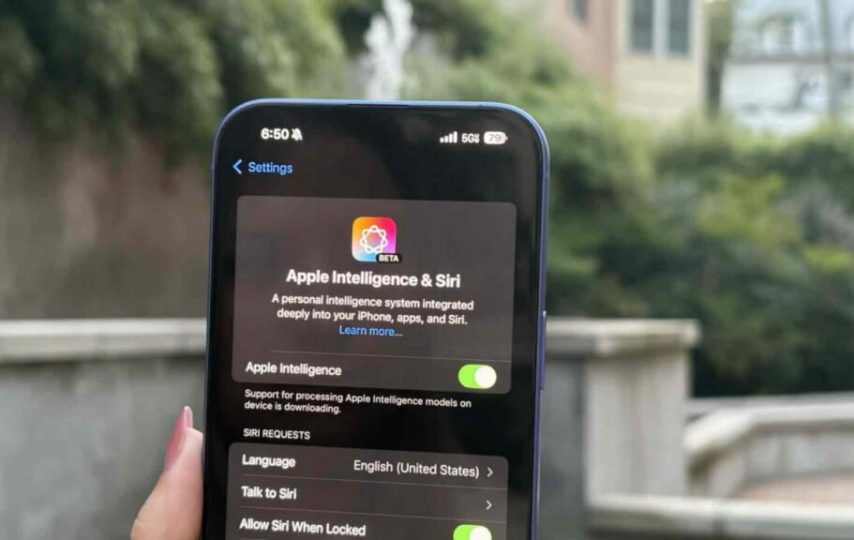 هوش مصنوعی اپل اکنون در نسخه‌های بتا عمومی قابل دسترس است