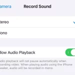تنظیمات آیفون