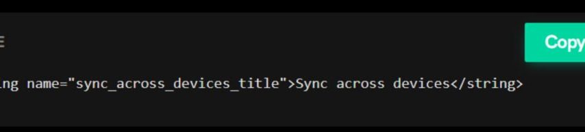 کد حضور قابلیت همگام‌سازی اعلان‌ها در اندروید 15